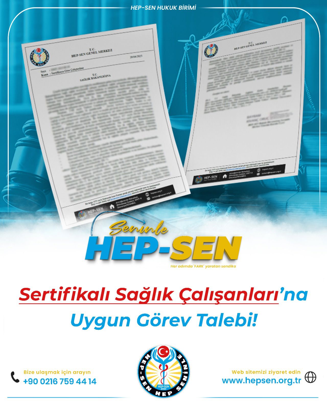 Sertifikalı Sağlık Çalışanlarına Uygun Görev Talebi